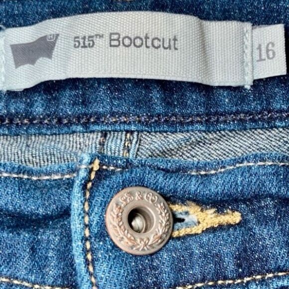 Levi’s 515 Bootcut Jeans in Blue Wash Women’s 16 - Picture 6 of 8